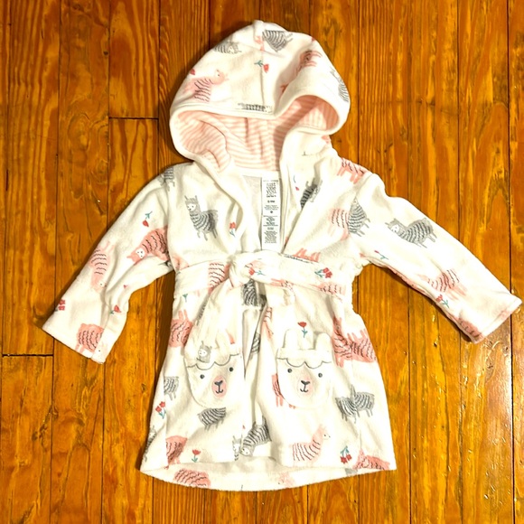 Carters 0-9 months girl bath robe - new without tags - Picture 1 of 8